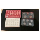 2000 US Mint Uncirculated Set Denver Mint W/COA