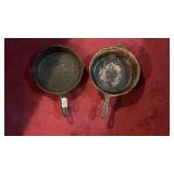 (2) Cast Iron Skillets