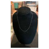White Gold Chain Marked & Tested 14K
