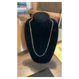 3 Strand Tested 14k Gold Necklace