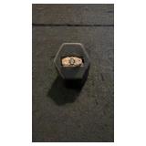 Vintage Tru Glow Mens Ring Marked & Tested 10K