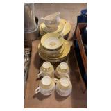 MCM Century Service Autumn Gold Pattern Dishes