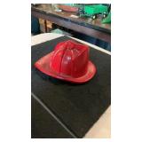 Cast Iron Texaco Type Fire Chief Hat Figurine