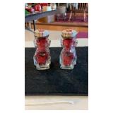 (2) Armstrong Glass Candy Containers
