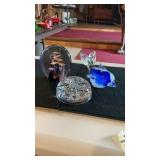 (2) Murano Style Aquatic Figurines, Plus