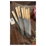 Early Bone Handle Pinned Handle Dinner Knives