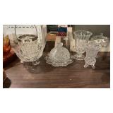 Lot Of Fancy Cut & Leaded Glassware