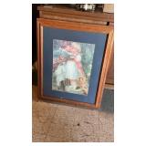 Matted Framed Victorian Type Print