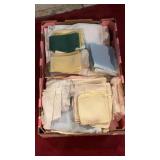 Large Box Of Vintage Table Linens