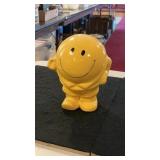 (1) Iconic Ceramic Smiley Face Coin Bank