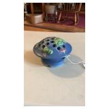Roseville Pottery Fusia Pattern Flower Frog