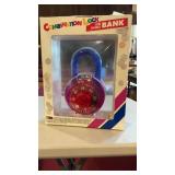 New In Box Combination Lock Coin Bank