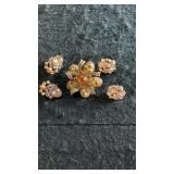 Vintage/Mid Century Brooch & Earring Sets