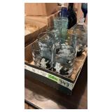 (6) Vintage Libbey Tumblers, (2) Vintage Crinkle