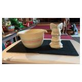McCoy Batter Bowl & Vintage Pig Pitcher