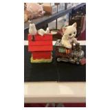(2) Resin Type Collectible Coin Banks