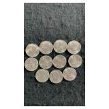 (11) Bicentennial Kennedy Halves