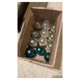 Box Full Of Glass Insulators