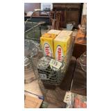 Wire Basket Full Of Velveta Boxes, Plus