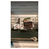 Wire Collapsible Egg Basket Full Of Spice Tins