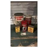 (5) Vintage Spice Tins