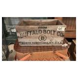 Primitive Buffalo Bolt Co. Shipping Crate
