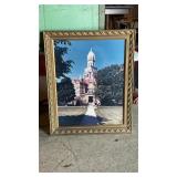Framed Photograph Of Edgar County Courthouse