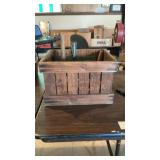 Primitive Cranberry Crate Full Of Misc. Primitives