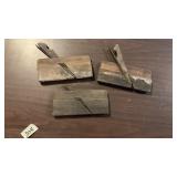 (3) Antique/Primitive Wood Planes