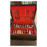 Box Of Rogers/Oneida "Patrician" Flatware