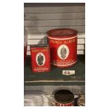 (2) Antique Prince Albert Tobacco Tins