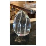 Signed Jan Johansson Crystal Sculpture