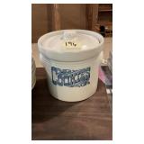 Blue & White Pfaltzgraph Cookie Jar