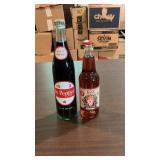 (1) Vintage Dr. Pepper (1) Trump Tonic Bottles