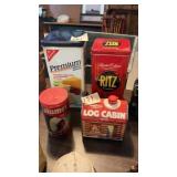 (4) Vintage Kitchen Advertising Tins