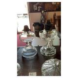 (2) Oil Lamps Including Aladdin