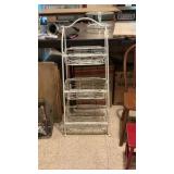 (3) Tier Metal Wire Basket Stand