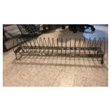 Rustic Farmhouse Galvanized Metal Dish Rack