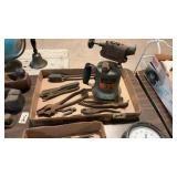 Flat Full Of Antique/Primitive Tools, Plus