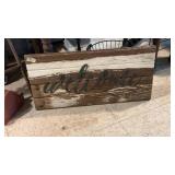 Rustic Welcome Sign Made From Barn Lumber