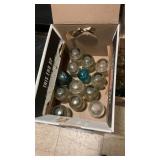 Box Full Of Glass Insulators