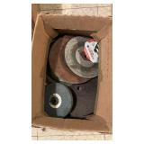 Box Full Of Sanding & Grinding Wheels