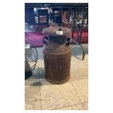 Primitive Metal Cream Can