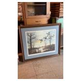 1981 Signed Ducks Unlimited IL. Sponsored Print