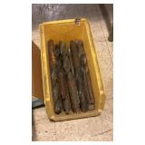 Container Of Large Drill Bits For Drilling Metal
