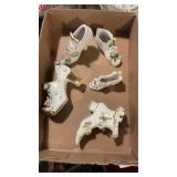 (5) Vintage Made In Japan Shoe Figurines