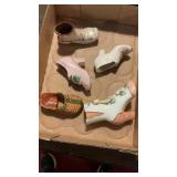 (5) Vintage Souvenir Shoe Figurines