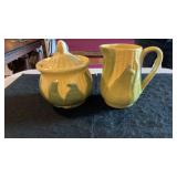 Shawnee Corn Sugar Bowl & Creamer