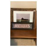 Barn Photo & Folk Art Antiques Sign