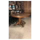Victorian Era Quarter Sawn Tiger Oak Dining Table